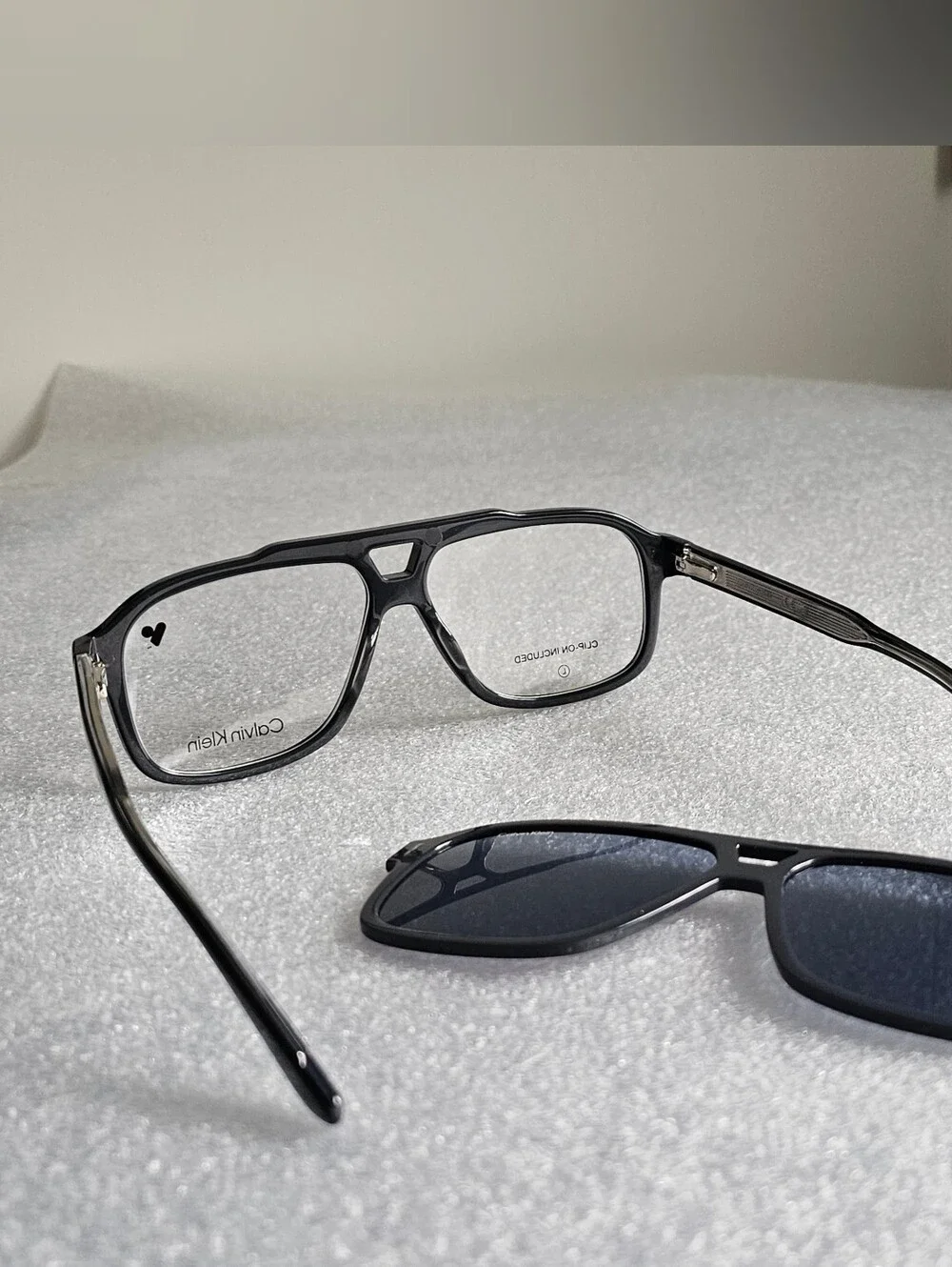 NWOT - Calvin Klein CK24549 Mag Set 021 - Aviator 2 In 1 Rx Frames